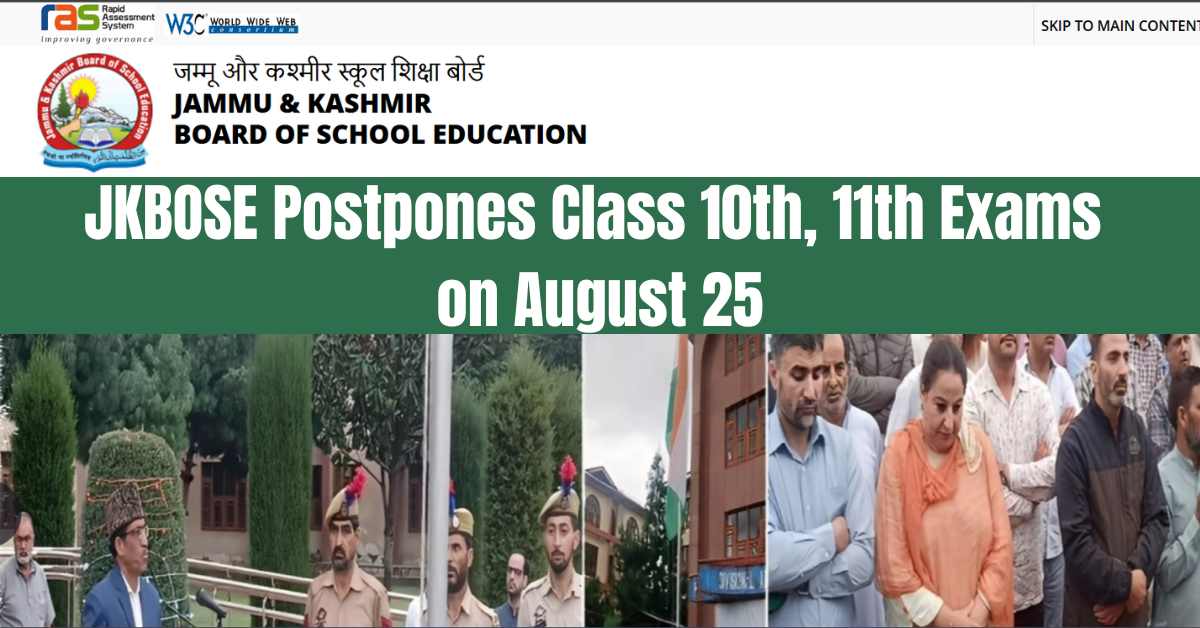 JKBOSE Class 10, 11 Exams 2025 Postponed Due to Bad Weather; Check Revised Schedule Dates Here